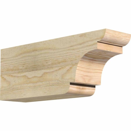 Ekena Millwork New Brighton Rough Sawn Rafter Tail, Douglas Fir, 4"W x 6"H x 16"L RFT04X06X16NEB00RDF